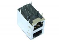 China Dual 2x1 Gigabit Stacked RJ45´s With Separated Middle Tabs LPJG17102A96NL factory