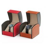 China PU Leather Wrist Watch Boxes Packing Case 4c Offset Printing factory