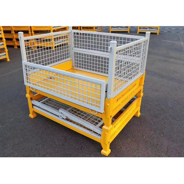 Quality OEM Welded Wire Mesh Pallet Cages Stillages Stackable For Transport for sale