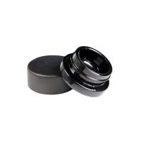 China 5ml Black Glass Concentrate Container With Child Resistant Lid Glass Concentrate Jars factory