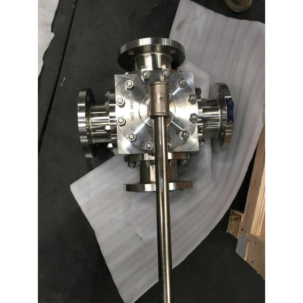 Quality Top Entry Four Way Full Bore Ball Valve for sale
