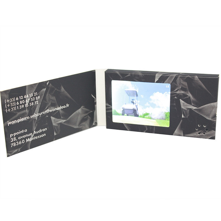 China Light Sensor 2.4 Inch LCD Video Brochure 128M USB Connection With Li - Battery factory