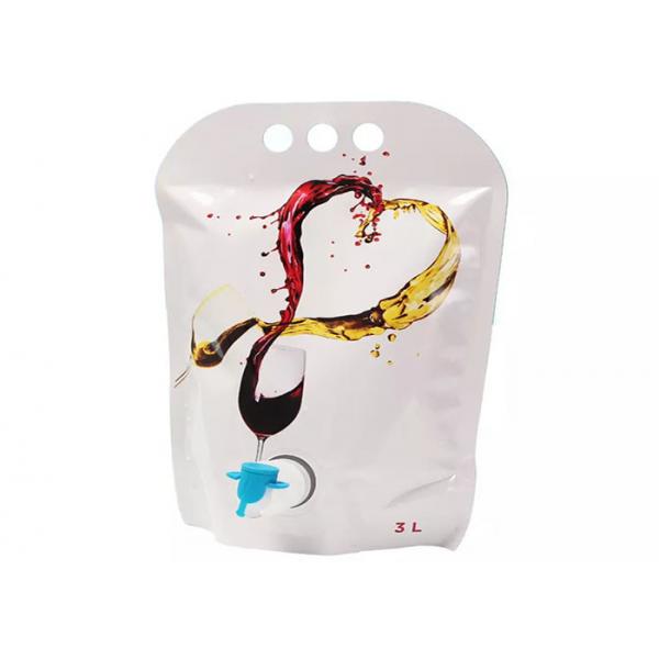 Quality BPA Free Bib Bag In Box Aluminum Dispenser Wine Packing With Tap for sale
