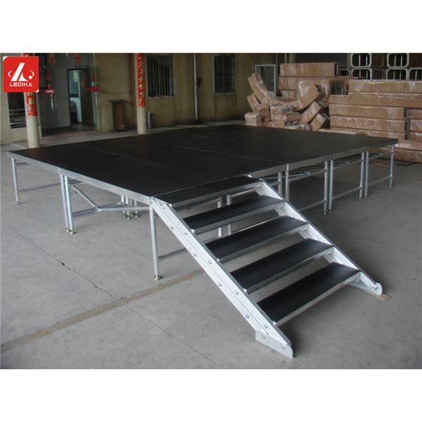 Quality Sturdy Aluminum Indoor Show Stage Platform Disassemble Stable 0.8 - 1.2m for sale
