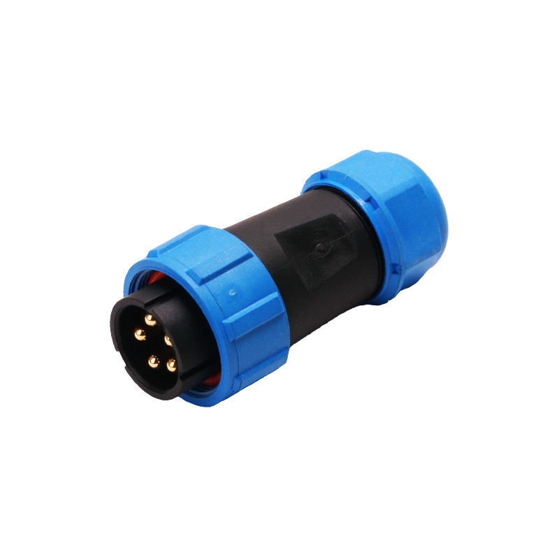 Quality Rigoal 5pins Waterproof Power Connector 500V SP21 Assembly Male Connector for sale