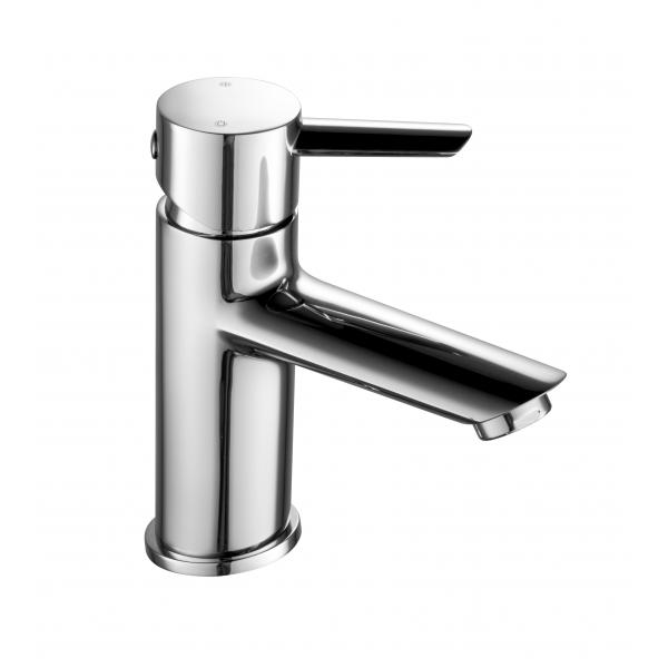 Quality Contemporary Single Chrome Finish Stylish Basin Mixer Taps T8822W for sale