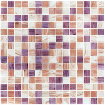 China Good quality gold line glass mosaic mix pattern purple color blend for sale