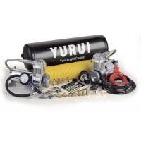 Quality Dual Onboard Air System 12v Chrome Black Water-Proof Air Tanks Fast Inflation for sale