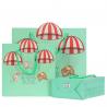 China Toy Custom Logo Patterned Gift Bags With Cotton Handle UV Coating factory