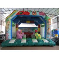 China Attractive Toddler Custom Made Inflatables Dinosaur Bounce House Silk Printing factory