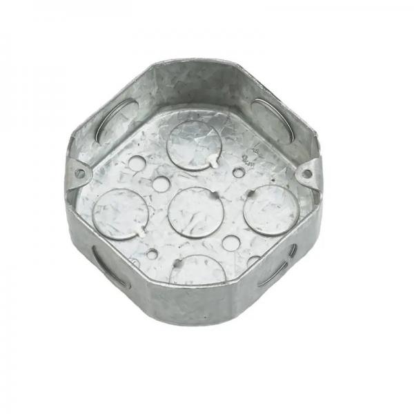 Quality Concealed Galvanised Steel Junction Box Small Metal Electrical Box Customized for sale