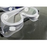 China Lightweight Fog Free Safety Goggles Anti Steam Safety Glasses PC PVC Material factory