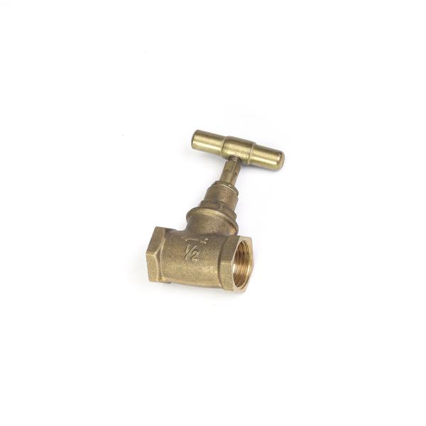 Quality Water Heater Service Oem Brass Stop Valve Nickel Plating Corrosion Proof for sale