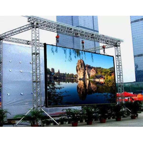 Quality P3 1/ 20 scan 900cd/ M2 Large Outdoor LED Video Walls Display Screens Plexiglass for sale