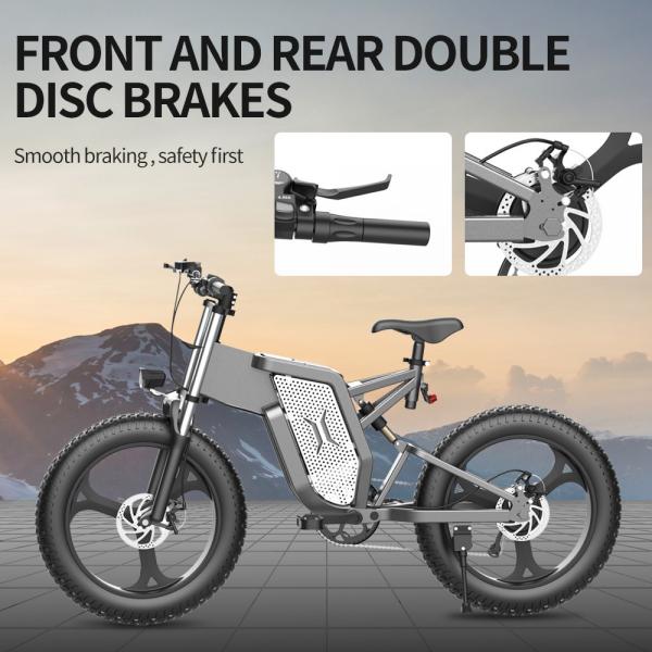 Quality Elegant 48V 20AH Fat Tire Electric Bike 2000w 1000w Aluminum Alloy Electric Bicycle for sale