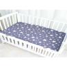 China Bed Covers Baby Crib Sheets Mattress 100% Cotton Soomth And Soft Knitted factory