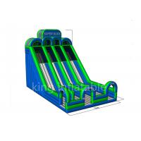 China 0.55mm High Commercial Park Inflatable Water Slide Sports Game for sale