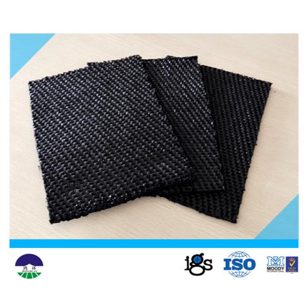 Quality 80 / 80kN Black Dewatering Woven Monofilament Geotextile High - Tenacity for sale