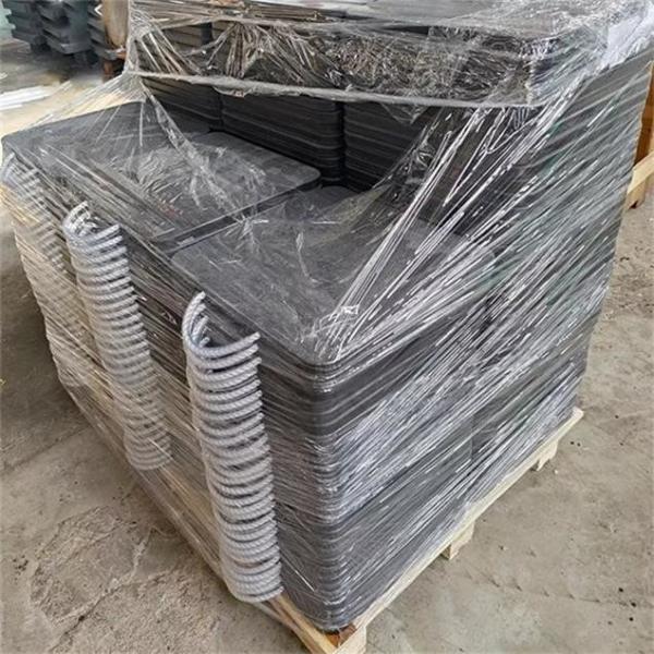 Quality 500x500mm HDPE Safety Outrigger Pad Area Stabilizer Leg Pads Crane Foot Pads for sale