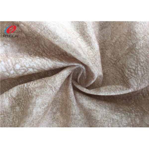 Quality Polyester Print Sofa Velvet Upholstery Fabric , Velvet Curtain Fabric Make To Order for sale