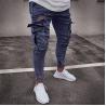 China Clothing High Quality Denim Cargo Pants Men Latest Design Denim Jeans Pants factory