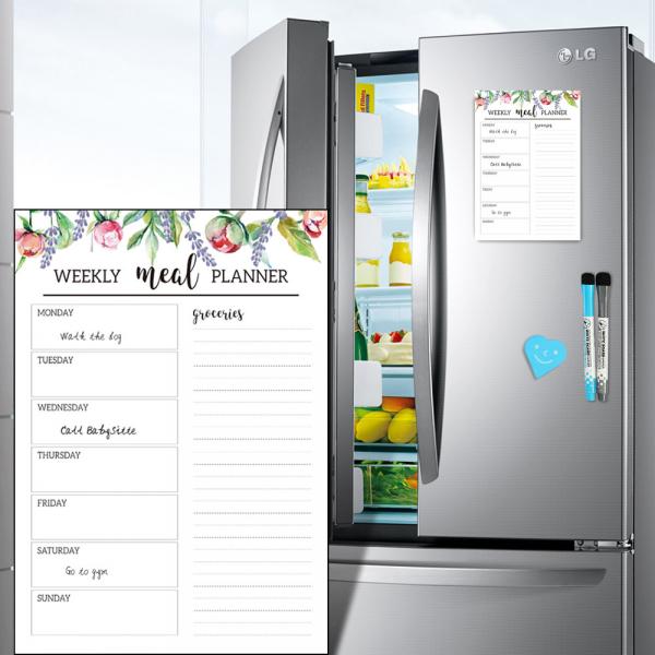 Quality A3 A4 Magnetic Menu Planner White Board Bulletin Board For Kitchen for sale
