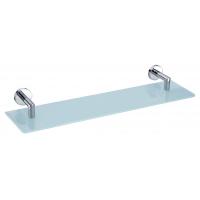 China Double Rods Wall Mounted Stainless Steel Glass Shelf Bathroom Hardware Sets factory