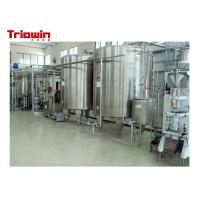 China Milk Pretreatment Pasteurized Milk Processing Line 10 Tons /D Up To 100 Tons /D for sale