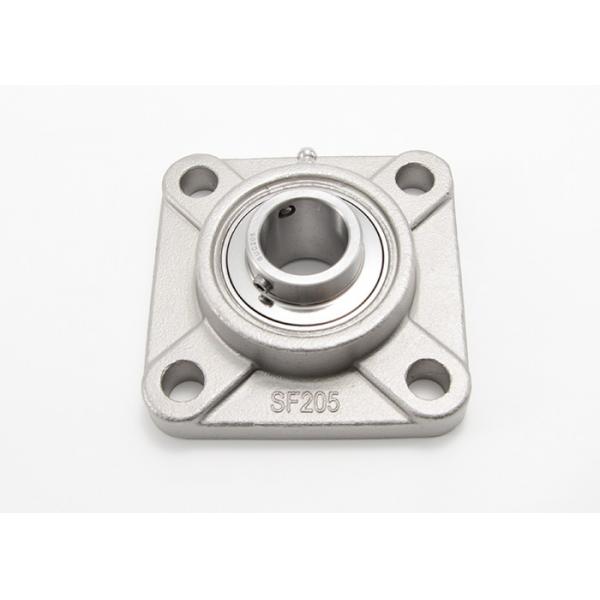 Quality Flange Mounted Stainless Steel Pillow Block Relubricatable 4 Holes Bearing for sale