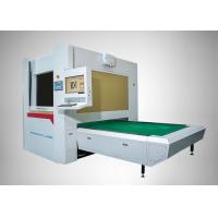 China Full Protection Galvanometer Scanning Co2 Laser Engraver 500W For Jeans / Denim factory