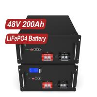 China Hybrid Solar System Battery Lithium Smart BMS High Capacity Baterias LiFePO4 48V 200Ah for sale
