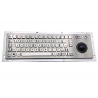 China 40counts/Mm IP65 SS304 Industrial Metal Keyboard With Trackball factory