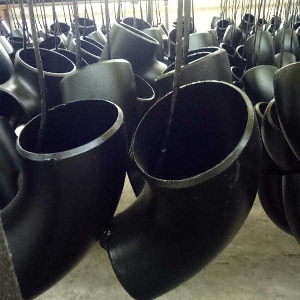 Quality B16.9 STD MS Butt Welded Pipe Fittings 1.5D Long Radius 90 Degree Bend ASME A234 for sale