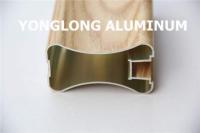 China Powder Coated Aluminium Wardrobe Door Extrusions , High Precise Aluminium Handle Profile factory