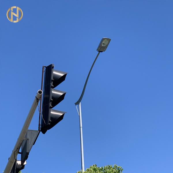 Quality 35m High Mast Solar Street Light Octagonal Double Arm Single Arm for sale