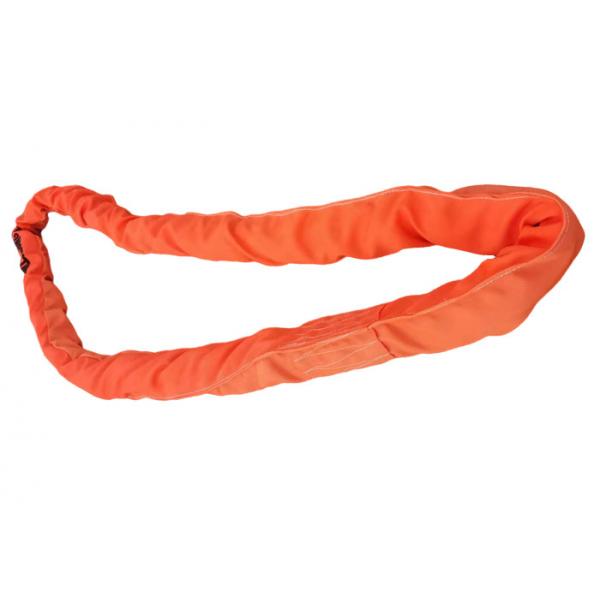 Quality 50T Heavy Duty Polyester Lifting Sling Endless Round Sling For Port Loading Unloading for sale