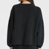 China Women Crewneck Long Sleeve Casual Tops Workout Black Hoodies Pullover factory