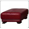 China Durable Living Spaces Leather Sofa With Solid Wood Frame / High Cushion Corner Sofa factory