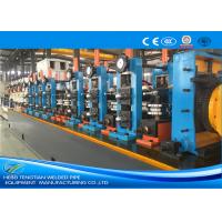 Quality ERW60 Industrial Tube Mills Blue Color High Frequency Welding Cold Saw for sale
