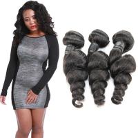 China Genuine 100 Loose Curly Hair Extensions , Loose Wave Weave Human Hair factory