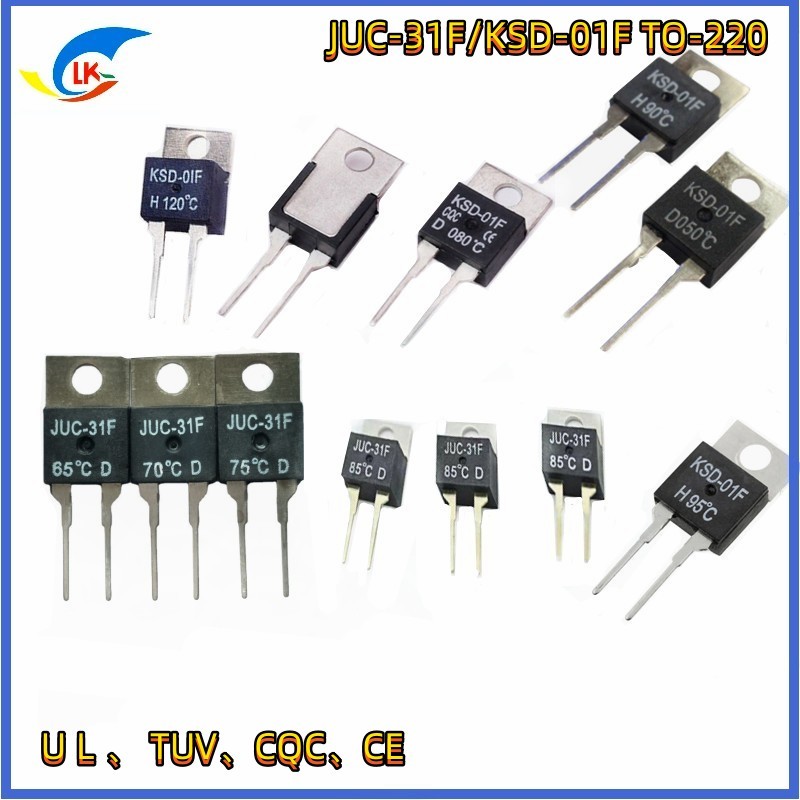 China JUC-31F KSD-01F TO-220 Ultra Small Thermostat High Sensitivity Jump With Complete H/D factory