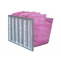 China Mid Efficiency Pocket Bag Air Filter Synthetic F8 F9 95% With Aluminium Frame factory