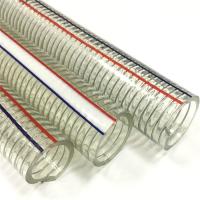 China 2 inch steel wire reinforced pvc suction hose for water discharge factory