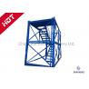 China 3m* 2m * 2m Steel Safety Construction Cage , Scaffolding Step Ladder Cage With Safey Wire Guard factory