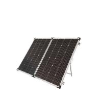 Quality Outdoor Black 100 Watt 12 Volt Folding Solar Panels for sale