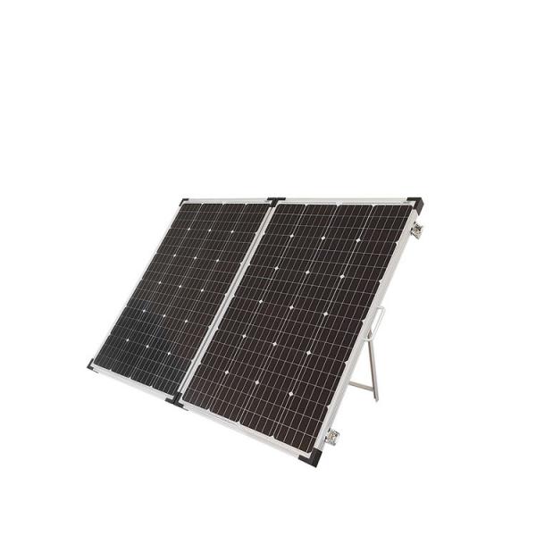Quality Outdoor Black 100 Watt 12 Volt Folding Solar Panels for sale