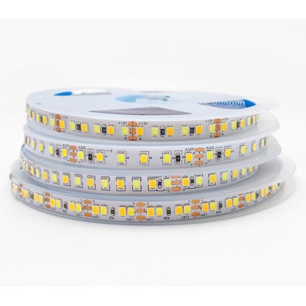 Quality CCT Double Color Adjustable Color Temperature LED Strip 180LEDs/M For Decorative Lighting for sale