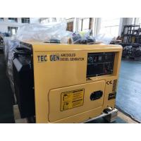 China Single cylinder portable silent generator super silent diesel generator 5.5kW aircooled factory