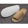 China Disposable Close Toe Hotel Room Slippers / Disposable Travel Slippers factory