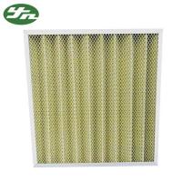 China Folded Plate Pocket Air Filter F8 Medium Efficiency For Primary Filtration System factory